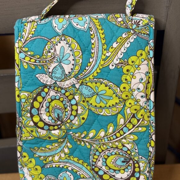 Vera Bradley Peacock Teal Lunchbox Retired Pattern Like NEW - Picture 4 of 7